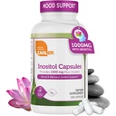 Zahler Inositol Suplement Kapsułki 1000mg - Mood & Nerwowy System Supplements Supplements for Women - Hormon Balance & Healthy Ovarian Function - Kosher, Gluten Free, Dairy Free - 120 Count