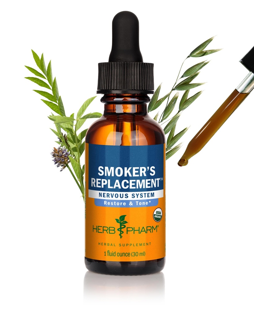 Herb Pharm Smoker Ciekła formuła ziołowa do wspomagania układu nerwowego - 1 unce
