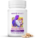 Mama 's Select Organic Bless Tistle - Natural Lactation Support for Breastfeed Moms Birth124; Promotes Healthy Milk Production 124; Wegan, Non-GMO, Allergen- Free, USA Made & Third- Party Tested