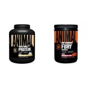 Zwierzęta 100% Białko serwatki proszek Vanilla 4lb Bundle Fury przed treningiem Proszek suplement Arbuz 16.96oz