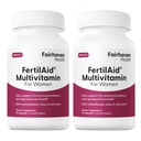 Fairhaven Health Fertilaid dla kobiet 124; Prenatalne suplementy witaminy płodności dla kobiet 124; Poczęcie dla niej z Vitex i Folate 124; Wsparcie Regularność cyklu i Ovulacja * 124; 180 Kapsułki