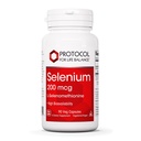 Protokół Selenium 200mcg - Wsparcie immunologiczne, Thyroid & Prostate Health * - Suplementy selenowe - Wegetariańskie, Kosher & Halal - 90 Czapki Veg