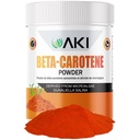 AKI Beta Karoten 10% Proszek (1.5oz / 42.52g) Wysoko skoncentrowany aromat Fount witaminy A, Może pomaga wspierać funkcje ciała, Skóra, System immunologiczny i oko - GMO Free & Vegan Friendly