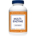 Witamina Shoppe Multi Enzyme - Pomaga wspierać trawienie i wchłanianie białka, węglowodanów i tłuszczu (300 tabletek)
