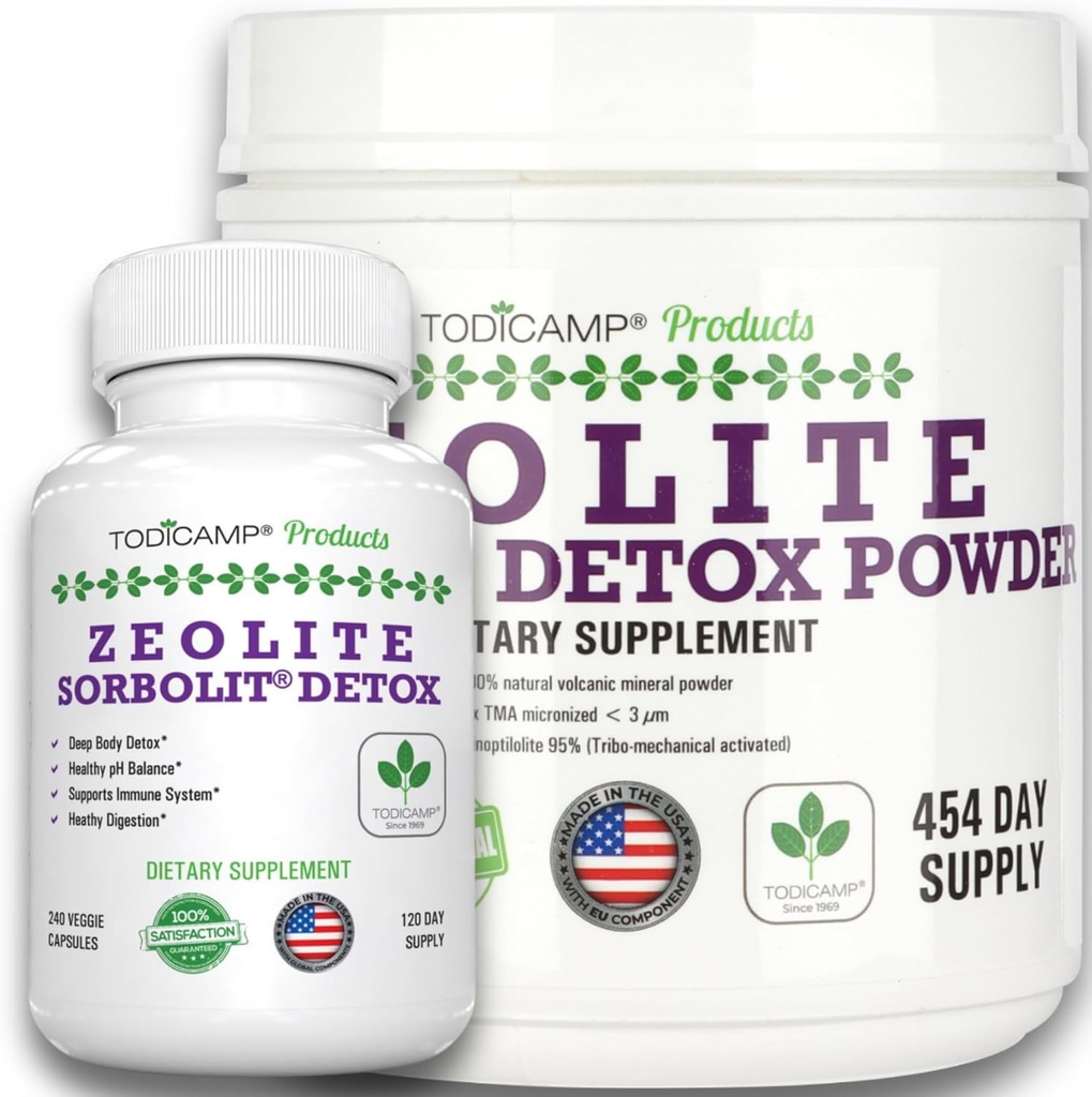 Zeolite Detox Pack Minimum 120 Dni dostaw Zeolite Kapsułki i Zeolite w proszku