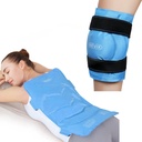 REVIX Full Back Ice Pack dla urazów wielokrotnego użytku Duży żel Ice Wrap na ból pleców Relief i XL Knee Ice Pack owiń wokół całego kolana po operacji