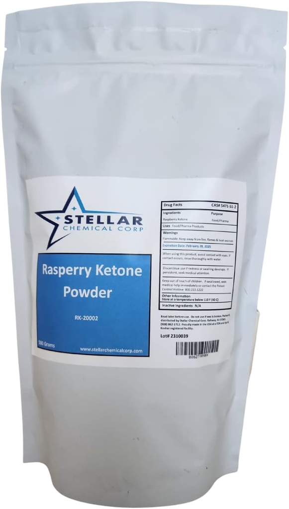 Malina Keton proszek ~ ~ 500 Grams Suplement diety, Przeciwutleniacze wsparcia - Czysty, Bez glutenu - 500mg na serwowanie