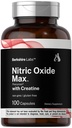 Horbäach Acirc Supplement with Creatine Assistance 124; 100 Capsules Assistance 124; L Citruline, L Arginine, and Creatine Monohydrate Assistance 124; Non-GMO, Gluten Free Assistance 124; Berkshire Labs