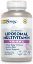 SOLARAY Liposomalna Multiwitamina dla kobiet, Zwiększona absorpcja, Wysoka potencja w / żelazo, Witamina D, Witamina C, B12, Biotin, CoQ10, Immune Support, Bone Health, Wegan, 60 Służenie, 120 Kap Wegetowych