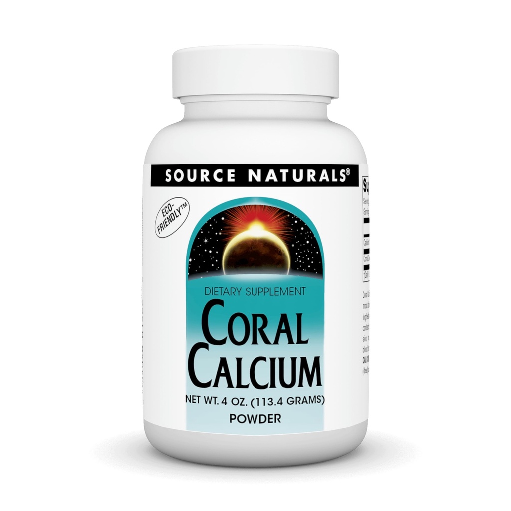 Źródło Naturals Coral Calcium Powder, 4 unce