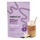 Copina Co. Vanilla Beauty Vegan Collagen Booster Creamer: Roślina na bazie Colagen Support Smoothie Drink Vegan Creamy Blend 124; Vanilla Flavor 124; 1 Bag - 25 Servings per Bag
