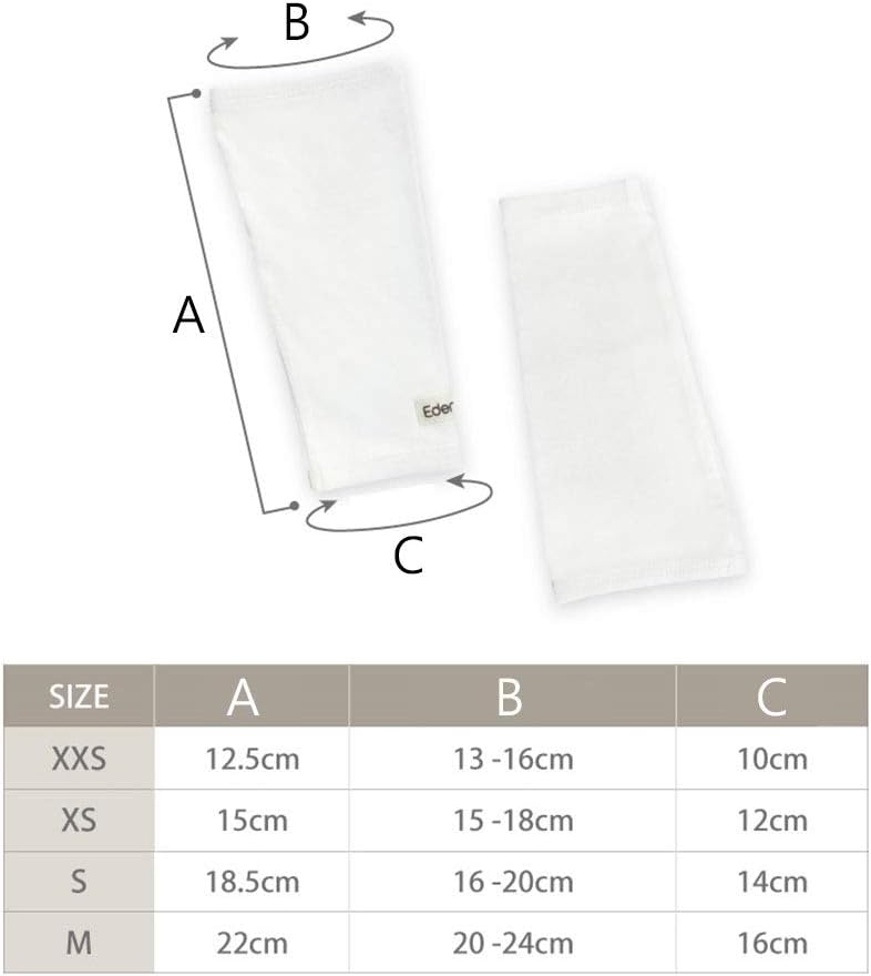 Zinc- Infused Elbow Sleeves Bandaż dla dzieci z wypryskiem - Terapia mokrego opalania (XSmall)