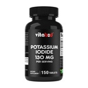 Jodek potasu Suplement diety 130 mg na porcję - 150 tabletek (2 butelki)
