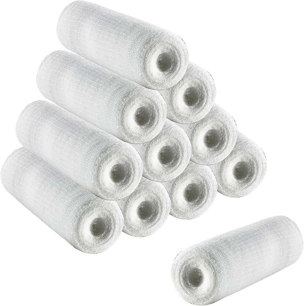 Gaza rolki 12 Pack Stretch Bandaże Bawełna Mumia Owiady do opatrunków ręcznych & Knees 6cm x 4m