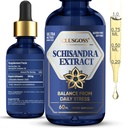 Schisandra Drops, Organic Schisandra Berry Supplement for Mood Support & Liver Health, Stress & Fatigue Relief, Alkohol i Cukier wolny, Wegan