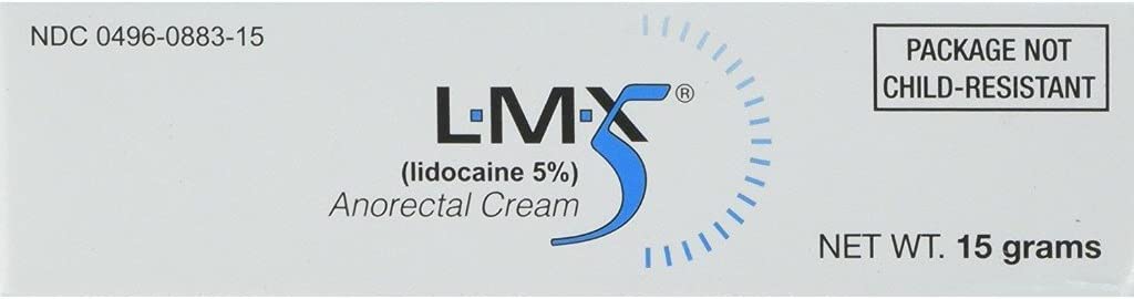 LMX5 Lidokaina Pain Relief Cream, 15g Tube - Tematyczne, szybko działające, Długie długotrwałe stosowanie do cięcia, Scraps, Sunburn, Bites