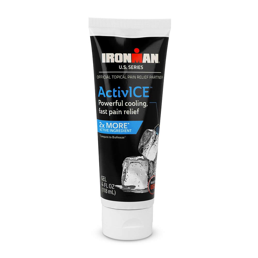Kurad IRONMAN Activice Topical Cooling Gel, Ulga bólowa w zapaleniu stawów, stawów, mięśni, pleców i ciała Aches & Pain, 4- oz (1 liczba)