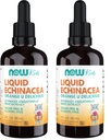 Teraz suplementy, Dzieci płynne Echinacea z kroplomierzem, Wsparcie systemu immunologicznego, przygotowane dla dzieci, 2 Fl unce, Opakowania może Vary (Opakowanie 2)