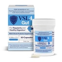 VSL4 ® Gut Daily Probiotics for Gut Health - 30B CFU, Multi- Strain Digestive Support for Women & Men, Promotes Gut Balance & Regularity, Pothent, Shelf- Stabilny Suplement Probiotyczny, 30 Kapsułki