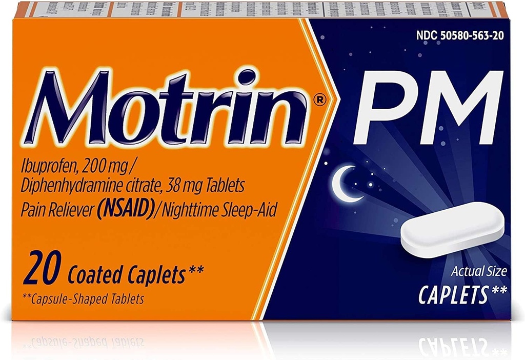 Motrin Motrin Pm Cappets Coated, 20 kaplets (Opakowanie po 3)