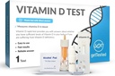 GetTested witaminy D Test Kit w domu - Samo Test na niedobory witaminy D - Szybkie, Dokładne wyniki - Łatwy w użyciu - Nie wymaga laboratorium - Zawiera Lancet Buffer Cassette - Finger Prick Blood Test