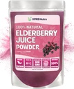 XPRS Nutra Sok z jagody Elderberry w proszku - Proszek z jagody Elderberry Organic Fruit Juice Mix - Sproszkowany suplement z jagód Elderberry bogaty w witaminy A i C (4 oz)