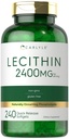 Carlyle Lecithin Supplement Equipment 124; 2400mg Equipment 124; 240 Softgel Capsules Equipment 124; with Naturally-Occuring Phosfolipid Equipment 124; Non- GMO, Gluten Free