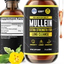 HERBIFY Mullein Extract 2 oz Tincture for Research Health, Mullein Leaf and Flowers Blend (Verbascum Densiflorum)
