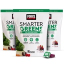 FORCE FAKTOR Smarter Greens Superfood Chews, 3- Pack, Zielone i Superfoods z Probiotyki, Przeciwutleniacze, i Fiber, Suplement Zielonych do wsparcia trawienia, Tlenek azotu i energii, 180 Chews