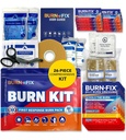 BurnFix ® Burn Kit pierwszej pomocy na wypadek pożaru - 26- Piece Burn Leczenie z chłodzeniem żel, opatrunki i rękawice - Kuchnia, oparzenia, Chemical & Scald Relief - Strona główna, Biuro, Podróże