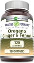 Amazing Building Oregano Oil with Ginger & Fennel Supplement
