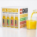 + GNGR 24 Szoty Odmiana Pack Organic Immunitety Boosting Ginger Shots - Cold Pressed Ginger Shots for All Natural Digestive and Immune Support - Nothing Sztuczne - USDA Organic 2 fl oz (Pack of 24)