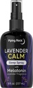 Pining Rock Melatonin Sleep Spray dla dorosłych 124; 8 fl oz 124; z Melatonin & Lavender do poduszki, Pokój & Ciało 124; Nocny spokój Mist