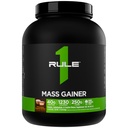 Zasada 1 Mass Gainer - Wysoka Calorie Weight Gain Formuła z 1,220 + Calories, 250g + Complex Carb Blend, 40g All- Serwatka Białko na serwowanie (8 Sług, Czekoladowy masło orzechowe)