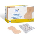 Dynarex Bandaże adhezyjne Fabric - Sterylne i elastyczne Bandaże Fabric dla ran - Nie-Stick Pad - Indywidualne zapakowane pierwszej pomocy Dostawy - No Latex - 1-3 / 4x3 ", 1 Pudełko po 100