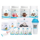 Tak, możesz! Zestaw All- in- One z shake 'ami zastępczymi posiłku, Aloe Vera Drink Mix, Fiber Shake Mixer, Przekąski protein, Suplementy - Kompletny zestaw wellness