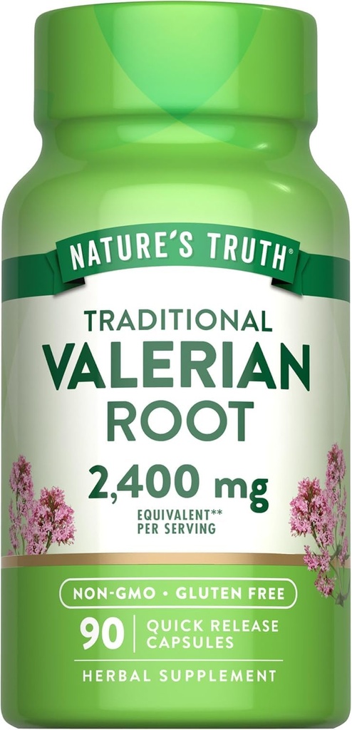 Nature 's Truth Valerian Root 1200 mg Supplement 90 ea (Opakowanie po 3)