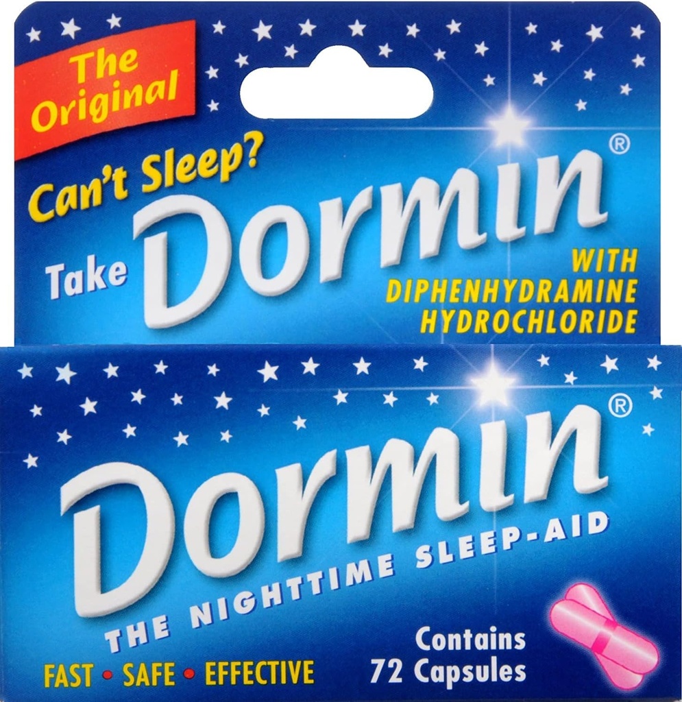 Dormin Nighttime Sleep- Pomoc - 72 kapsułki, Opakowanie po 6