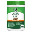 Greenies Dog Supplements 8- in-1 Multi- Korzyści z kurczaka Flavor, 15.5 oz. Kontener, 80 Count