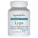Transformacja Enzymy Lypo Enzyme Supplement with Herbs and Vitamin for Digestive Health, 60 Caps