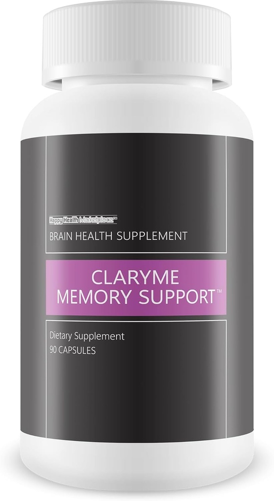 Claryme Memory Support - Nasze najlepsze uzupełnienie pamięci dla mózgu - Pigułki pamięci dla seniorów - Suplementy pamięci dla kobiet i mężczyzn - Natural Brain Booster - Mental Focus i suplementy energii