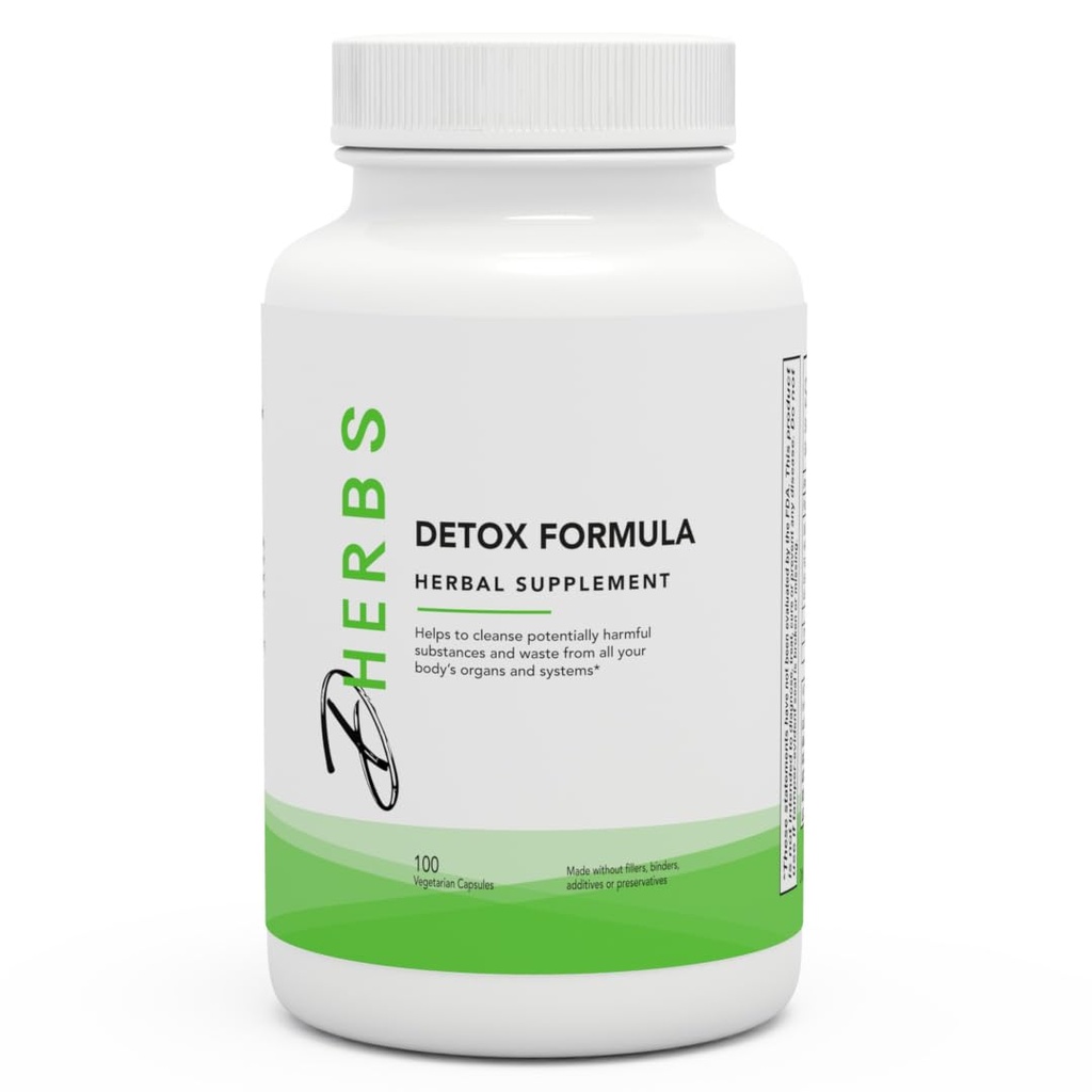 Suplement formuły detox, Ziołowe ciało oczyścić z Dandelion Root (100 kapsułki)