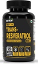 Trans Resveratrol 500MG kapsułki - 99,5% Czysty Mikronizowany i Wysoko Biodostępny Suplement DODATKOWY 124; Slow Down Aging, Udowodniony potężny przeciwutleniacz 124; Poprawia metabolizm i zdrowie serca (120 Kapsułki)