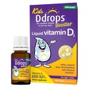 Drops Kids Booster 600IU 100 Krople - Codzienne płynne witaminy D dla dzieci. Wsparcie silne kości i układu immunologicznego u dzieci. Brak środków konserwujących, Brak cukru, Nie-GMO, Przyjazny dla alergików