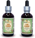 Yin Chen, Capilary Wormwood (Artemisia Scofaria) Glicerite, Suchy Herb Free Alcohol Liquid Extract (Nazwa firmowa: HerbalTerra, Proudly made in USA) 2x2 fl.oz (2x60 ml)