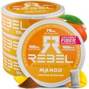 Pouchy kofeinowe energii nootropowej • 100mg kofeiny • Alpha GPC • Huperzine A & Esential Vitamin • Bez cukru • Technologia włókna kokosowego • Mango Flavor • 15 Pouches per Can (opakowanie 4)