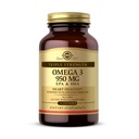 Solgar Triple Force Omega 3 950 mg - 50 Softgels - Wsparcie Joint & Skin Health - Non-GMO, Gluten Free, Dairy Free - 50 Sługi