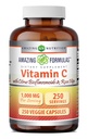 Zadziwiające witaminy C z Rose HIPS & Citrus Bioflavonoids 124; 1000 Mg na suplement serwowy 124; 250 Veggie kapsułki 124; Non-GMO ® 124; Bez glutenu 124; Made in USA