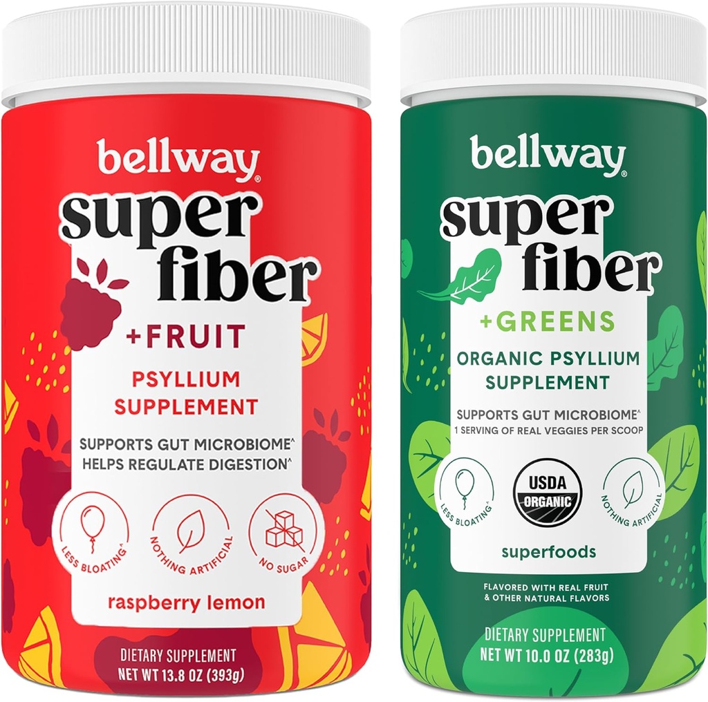 Bellway Super Fiber Proszek + Owoce, Limonka malinowa Super Fiber + Zielone