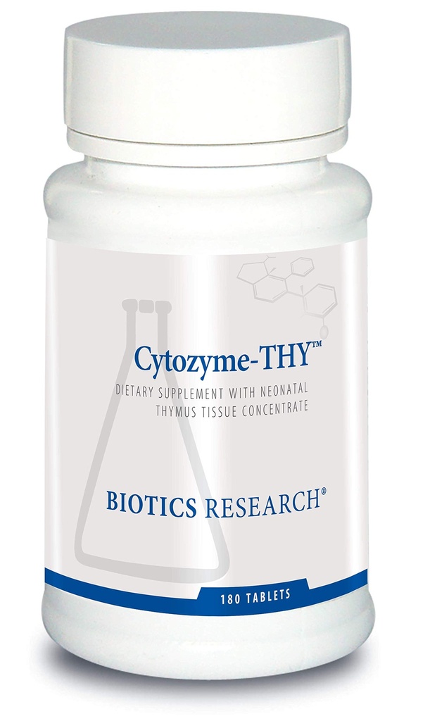 Badania nad biotyką Cytozyme Your Neonatal Thymus Concentrat, Wspomaga zdrowie Thymus Gland, Zdrowa odpowiedź immunologiczna i Procesy ściekowe ciała, Wspomaga system immunologiczny, 180 Tabletki